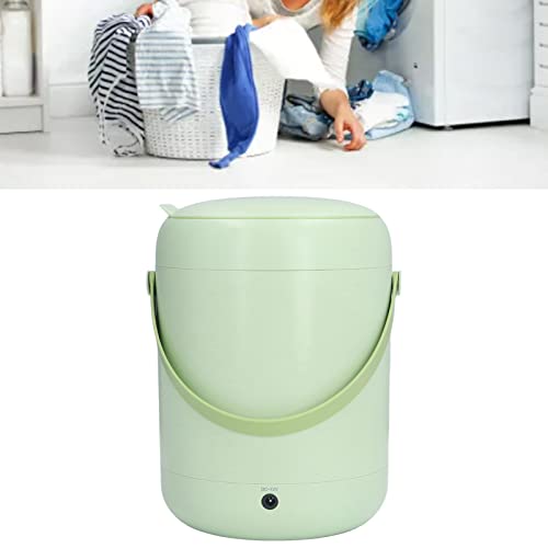 Portable Washer, Mini Washing Machine, Intelligent Underwear Washer 3L Capacity US Plug 100‑240V(green)