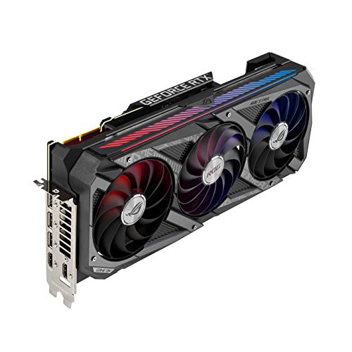 ASUS ROG STRIX NVIDIA GeForce RTX 3090 Gaming Graphics Card- PCIe 4.0, 24GB GDDR6X, HDMI 2.1, DisplayPort 1.4a, Axial-Tech Fan Design, 2.9-Slot