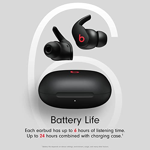 Beats Fit Pro True Wireless Noise Cancelling in-Ear Headphones - Black (Renewed), MK2F3LL/A