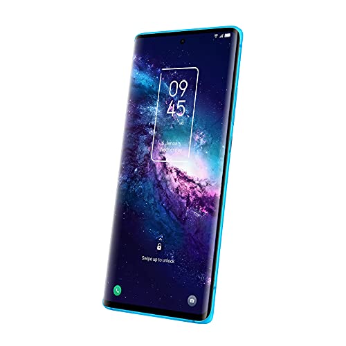 TCL 20 Pro 5G Unlocked Smartphone with 6.67” AMOLED FHD+ Display, 48MP OIS Quad Rear Camera System, 6GB+256GB, 4500mAh Battery with Wireless Charging, US 5G Verizon Cellphone, Marine Blue