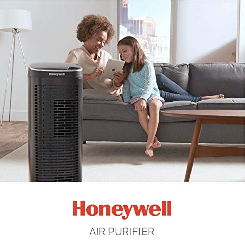 Honeywell HFD360 Air Genius 6 Air Purifier with Bluetooth, Large Rooms (260 sq. ft.), Black