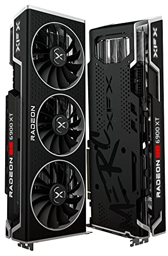 XFX Speedster MERC319 AMD Radeon RX 6900 XT Black Gaming Graphics Card with 16GB GDDR6, HDMI, 3xDP, AMD RDNA 2 RX-69XTATBD9