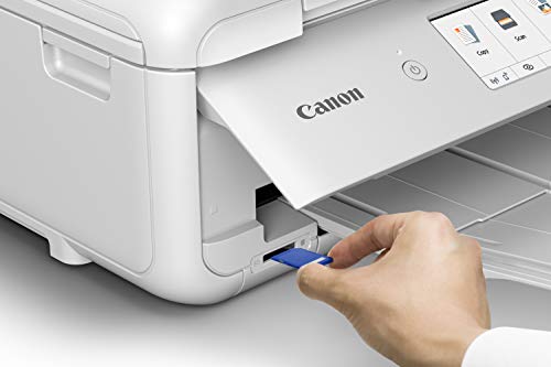 Canon TS9521C All-In-One Wireless Crafting Photo Printer, 12X12 Printing, White, Amazon Dash Replenishment Ready