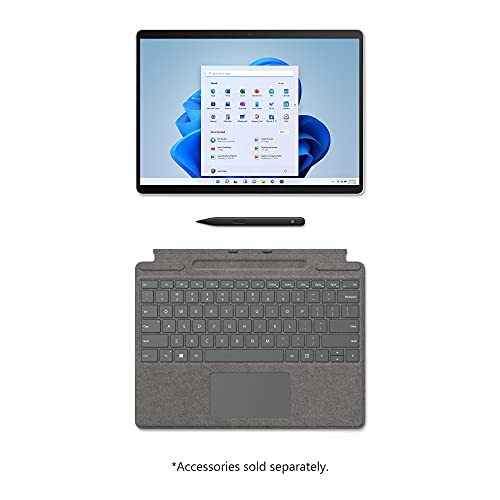 Microsoft Surface Pro X - 13" Touchscreen - Microsoft SQ® 1 - 8GB Memory - 256GB SSD - WiFi - Platinum (Latest Model)