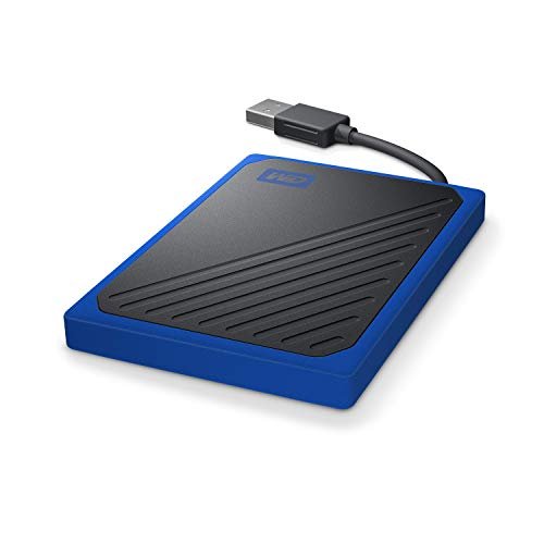 WD 500GB My Passport Go Cobalt SSD Portable External Storage - WDBY9Y5000ABT-WESN (Old model)