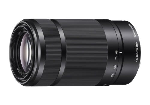 Sony E 55-210mm F4.5-6.3 Lens for Sony E-Mount Cameras (Black)