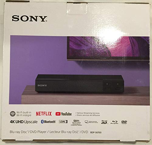 Sony BDP-S6700 Multi Region Blu-ray DVD Region Free Player 110-240 Volts; Dynastar HDMI Cable & Dynastar Plug Adapter Package WiFi / 3D/ 4K UpScaling Smart Region Free