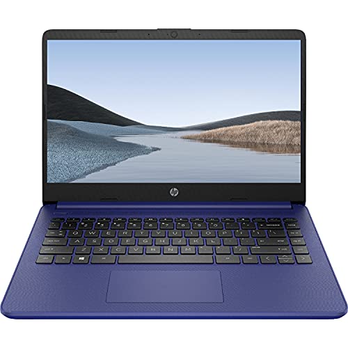 2021 Newest HP Premium 14-inch HD Laptop, Intel Dual-Core Processor Up to 2.8GHz, 16GB RAM, 64GB eMMC Storage, Webcam, Bluetooth, HDMI, Wi-Fi, Blue, Windows 10 with 1 Year Microsoft 365