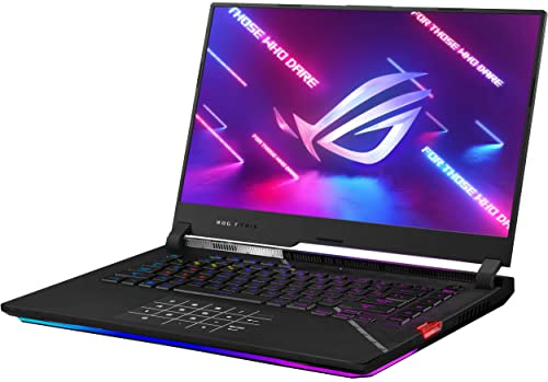 ASUS ROG Strix Scar 15 Gaming Laptop (Intel i9-12900H 14-Core, 64GB DDR5 4800MHz RAM, 2x8TB PCIe SSD RAID 1 (8TB), RTX 3080, 15.6" 240Hz Win 11 Pro) with MS 365 Personal , Hub