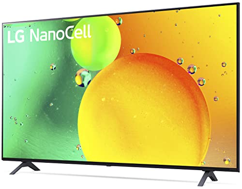 LG 65-Inch Class NANO75 Series Alexa Built-in 4K Smart TV, 60Hz Refresh Rate, AI-Powered 4K, Cloud Gaming (65NANO75UQA, 2022)