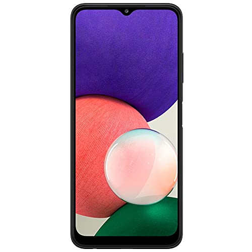 Samsung Galaxy A22 (128GB, 4GB) 6.4", Android 11, 5000mAh Battery, Quad Camera, Dual SIM GSM 4G Volte Unlocked (T-Mobile, Metro, Global) International Model A225M/DSN (Fast Car Charger Bundle, Black)