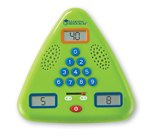 Learning Resources Minute Math Electronic Flash Card, Homeschool, Early Algebra Skills, 3 Difficulty Levels, Ages 6+