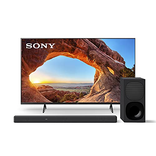 Sony X85J 50 Inch TV: 4K Ultra HD LED Smart Google TV with Dolby Vision HDR and Alexa Compatibility KD50X85J- 2021 Model with Sony HT-G700: 3.1CH Dolby Atmos/DTS:X Soundbar with Bluetooth Technology