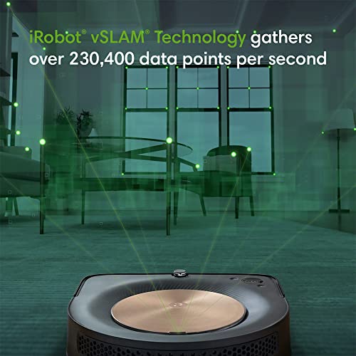 iRobot Roomba s9+ (9550) Robot Vacuum with Automatic Dirt Disposal- Empties itself, Wi-Fi Connected, Smart Mapping, Powerful Suction, Corners & Edges, Ideal for Pet Hair, Black