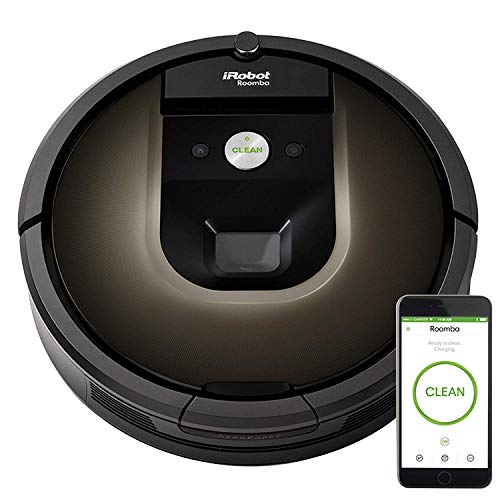 iRobot Roomba 980 Robot Vacuum-Wi-Fi Connected Mapping, Works with Alexa, Ideal for Pet Hair, Carpets, Hard Floors, Power Boost Technology, Black (Renewed)