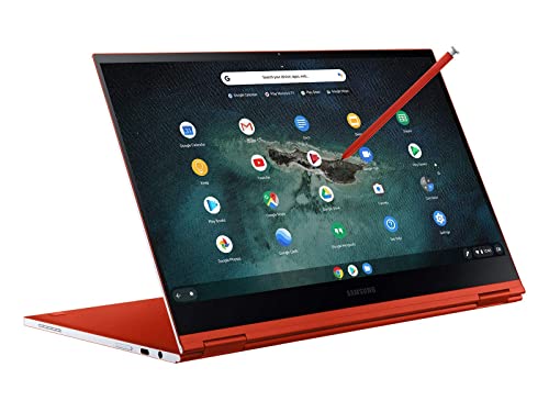 Samsung Galaxy Chromebook 13.3" UHD AMOLED - HD Intel Core I-5 Processor (256GB Storage, 8GB RAM) - 2020 Model - US Warranty - Fiesta Red - XE930QCA-K01US (Renewed)