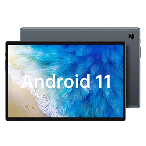 TECLAST Android 11 Tablet 6GB RAM 128GB 2.0GHz Octa Core Android Tablet 10 inch 7000mAh 1920x1200 FHD Gaming Tablet 5+8MP Webcam 2.4G+5G WiFi Bluetooth GPS FM Type-C for Study Entertainment(512GB TF)