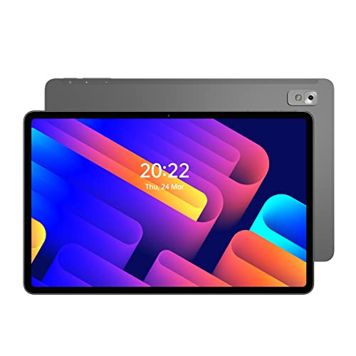 Tablet 10.4 inch Android 11, Headwolf HPad 1 Tablet, Full HD 2000 * 1200 Display Octa-core Processor, 8GB RAM 128GB ROM, 2TB Expansion, 5MP+20MP Dual Camera, 18W PD, WiFi Only, 7000mAh Battery (Gray)