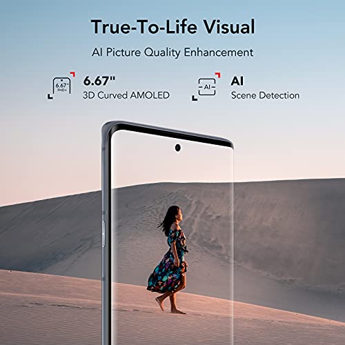 TCL 20 Pro 5G Unlocked Android Smartphone, 6GB+256GB, 4500mAh, Moondust Gray & TCL MOVEAUDIO S600 True Wireless Earbuds, 32Hrs Playtime, Water Resistance, Black