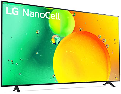 LG 86-Inch Class NANO75 Series Alexa Built-in 4K Smart TV, 120Hz Refresh Rate, AI-Powered 4K, WiSA Ready, Cloud Gaming (86NANO75UQA, 2022)