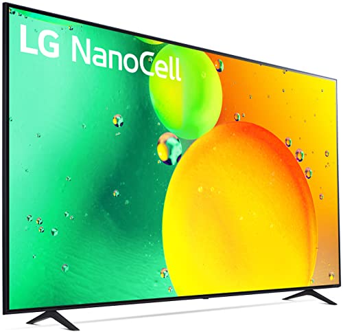 LG 86-Inch Class NANO75 Series Alexa Built-in 4K Smart TV, 120Hz Refresh Rate, AI-Powered 4K, WiSA Ready, Cloud Gaming (86NANO75UQA, 2022)