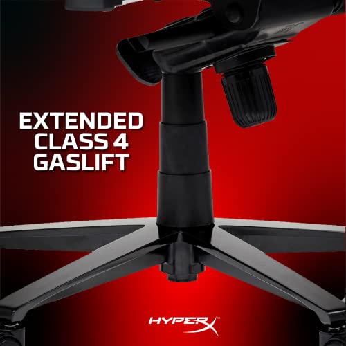 HyperX Blast Gaming Chair - Ergonomic Gaming Chair, Leather Upholstery Video Game Chair - Red Black PC Racing Tilt Gaslift Foam Armrests Office Secret Hyper X Chair Lab