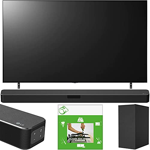 LG 65NANO90UPA 65 Inch HDR 4K UHD Smart NanoCell LED TV Bundle with LG SN5Y 2.1 Channel Hi-Res Audio Sound Bar with DTS Virtual:X and Taskrabbit Installation Service