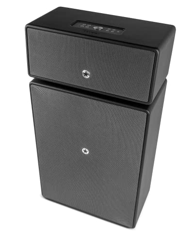 Audio Pro Drumfire Powerful Multiroom Bluetooth Speaker | 300W, High Fidelity WiFi Wireless Speaker | AirPlay, Alexa, Spotify Connect Compatible | Blackstar Edition