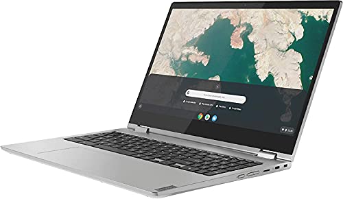 2022 Newest Lenovo C340 15.6" FHD Touchscreen 2-in-1 Chromebook Laptop, Intel i3 CPU(Up to 3.4GHz), 4GB RAM, 320GB Space(64GB eMMC+256GB MSD), USB-C, Wi-Fi, Bluetooth, Webcam, Chrome OS+JVQ MP