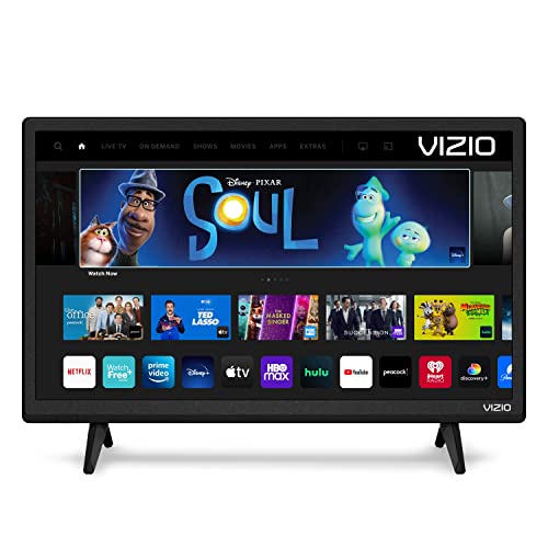 VIZIO 24-inch D-Series 720p Smart TV with Apple AirPlay and Chromecast Built-in, Alexa Compatibility, D24h-J09, 2021 Model