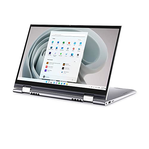 [Windows 11 Home] 2021 Newest Dell Inspiron 5410 2-in-1 Touch-Screen Laptop, 14" Full HD, Intel Core i7-1165G7 Evo, 64GB RAM, 1TB PCIe SSD, HDMI, Webcam, FP Reader, WiFi-6, Backlit KB, Silver