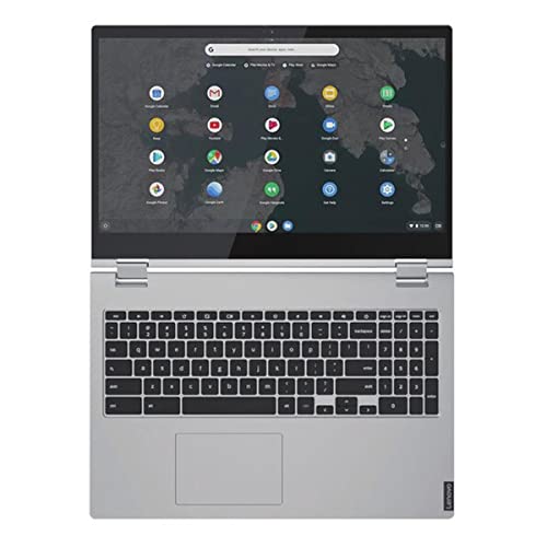 Lenovo Chromebook C340-15 15.6" Full HD 2-in-1 Touchscreen Notebook Computer, Intel Core i3-8130U 2.2GHz, 4GB RAM, 32GB eMMC, Chrome OS, Mineral Gray