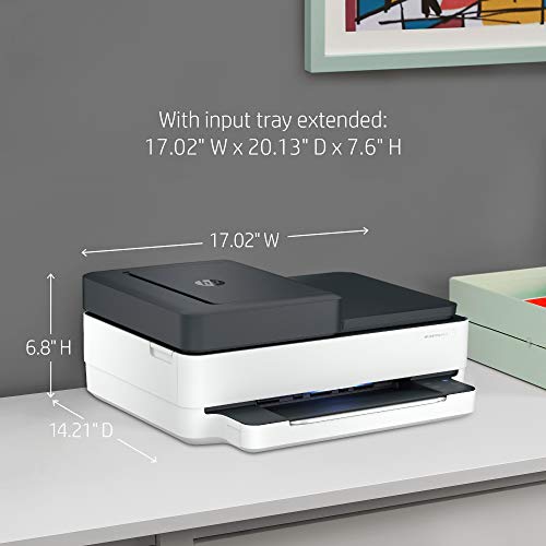 HP Envy Pro 6475 Wireless All-in-One Printer, Includes 2 Years of Ink Delivered, Mobile Print, Scan & Copy, Compatible with Alexa (8QQ86A)