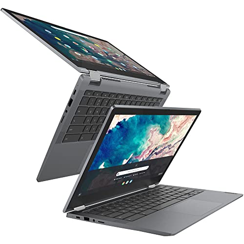 Lenovo 13.3" Flex 5 2-in-1 Touch-Screen Chromebook,Intel Dual Core i3 CPU, 8GB RAM, 128GB High-Speed SSD, Gray with GaPi Bundle