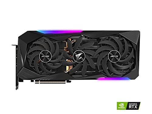 GIGABYTE AORUS GeForce RTX 3070 Ti Master 8G Graphics Card, MAX-Covered Cooling, 8GB 256-bit GDDR6X, GV-N307TAORUS M-8GD Video Card