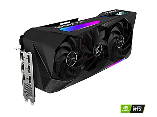 GIGABYTE AORUS GeForce RTX 3070 Ti Master 8G Graphics Card, MAX-Covered Cooling, 8GB 256-bit GDDR6X, GV-N307TAORUS M-8GD Video Card