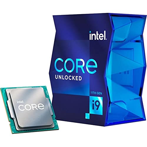 Intel Core i9-11900K Desktop Processor 8 Cores up to 5.3 GHz Unlocked LGA1200 (Intel 500 Series & Select 400 Series Chipset) 125W