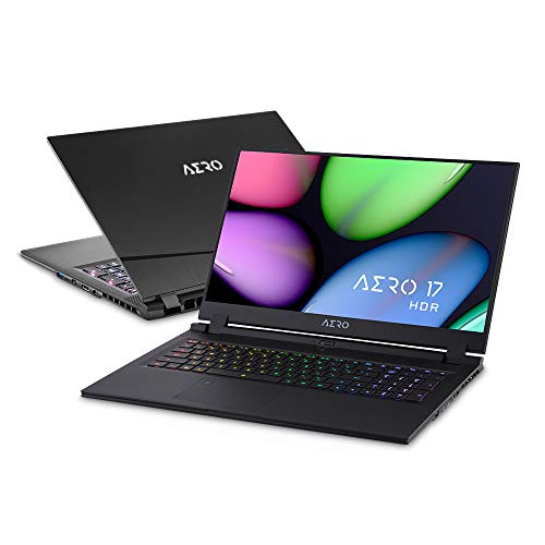 [2020] Gigabyte AERO 17 HDR YB, 17.3" Extreme Performance Laptop, 4K UHD IPS HDR Display w/ 100% Adobe RGB, GeForce RTX 2080 SUPER MAX-Q, i9-10980HK, 32GB DDR4, 512GB NVMe SSD, Up to 8-hr Battery Life