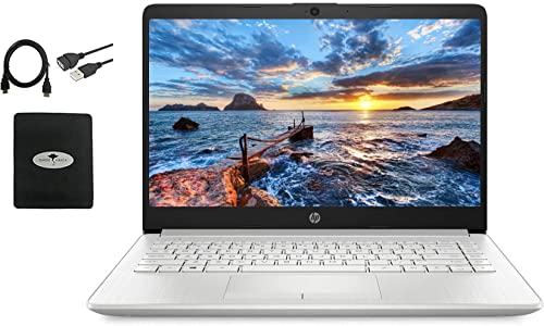 2022 HP 14" FHD Laptop for Business and Student, AMD Ryzen3 3250U (up to 3.5 GHz), 16GB RAM, 1TB HDD+128GB SSD, Ethernet, Webcam, WiFi, Bluetooth, HDMI, Fast Charge, Win10, w/Ghost Manta Accessories