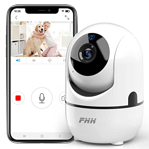 Security Camera - FHH 2K Cameras for Home Security with Night Vision, Two-Way Audio,Motion Detection, Phone APP,Remote Contol Indoor WiFi Camera,Ideal for Baby Monitor/ Pet Camera