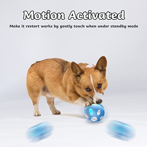 BENTOPAL Interactive Dog Toy Wicked Ball for Indoor Cats/Dogs with Motion Activated/USB Rechargeable