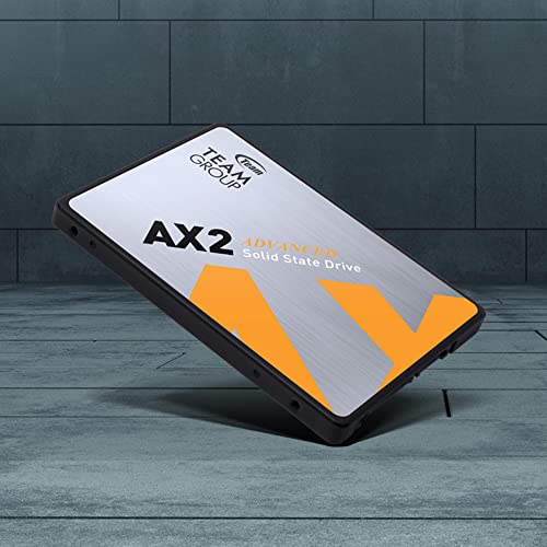 TEAMGROUP AX2 2TB 3D NAND TLC 2.5 Inch SATA III Internal Solid State Drive SSD (Read Speed up to 550 MB/s) Compatible with Laptop & PC Desktop T253A3002T0C101