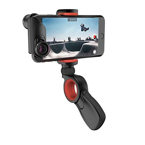 OLLOCLIP - Filmer's Kit I Includes Core Lens Set, Active Lens Set & Pivot | Mobile Lens | Support for HD Photos & Videos | Compatible with Screen Protectors | iPhone Accessories - Black