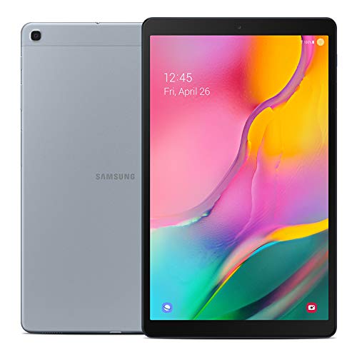 SAMSUNG SM-T510NZDFXAR Galaxy Tab A 10.1 64 GB Wi-Fi Tablet, Silver, 2019