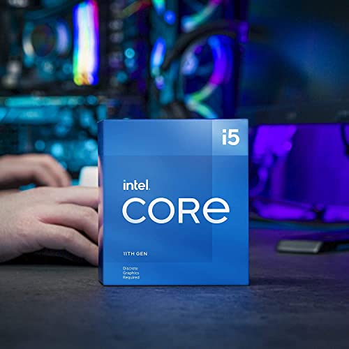 Intel® Core™ i5-11400F Desktop Processor 6 Cores up to 4.4 GHz LGA1200 (Intel® 500 Series & Select 400 Series Chipset) 65W