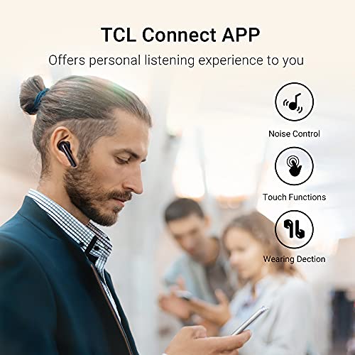 TCL 20 Pro 5G Unlocked Android Smartphone, 6GB+256GB, 4500mAh, Moondust Gray & TCL MOVEAUDIO S600 True Wireless Earbuds, 32Hrs Playtime, Water Resistance, Black