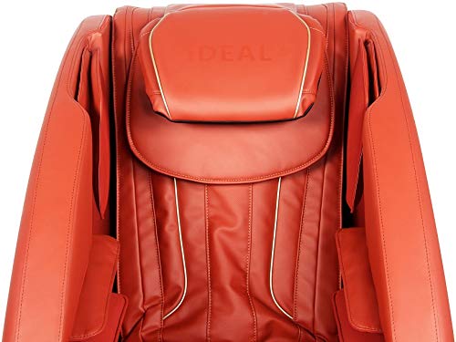 ideal massage Full Featured Shiatsu Chair with Built in Heat Zero Gravity Positioning Deep Tissue Massage (RED)