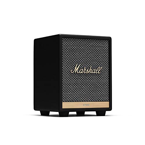 Marshall Uxbridge Home Voice Speaker with Amazon Alexa Built-in, Black & Stockwell II Portable Bluetooth Speaker - Black