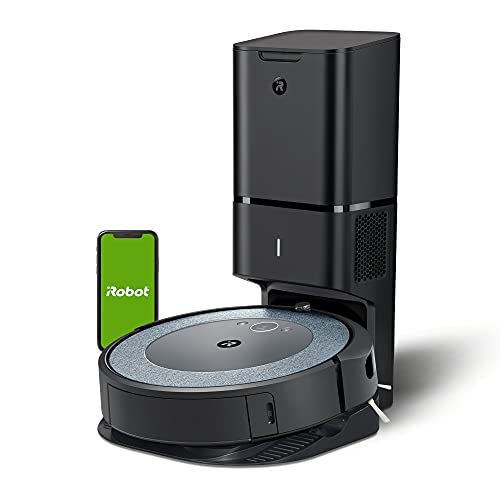iRobot Roomba i4+ EVO (4552) Robot Vacuum with Automatic Dirt Disposal - Empties Itself for up to 60 Days, Wi-Fi Connected Mapping, Compatible with Alexa, Ideal for Pet Hair, Carpets