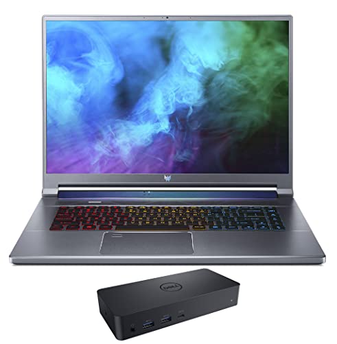 Acer Triton 500 SE-16 Gaming & Business Laptop (Intel i7-11800H 8-Core, 64GB RAM, 2x8TB PCIe SSD (16TB), RTX 3070, 16.0" 165Hz Wide QXGA (2560x1600), Win 10 Pro) with D6000 Dock